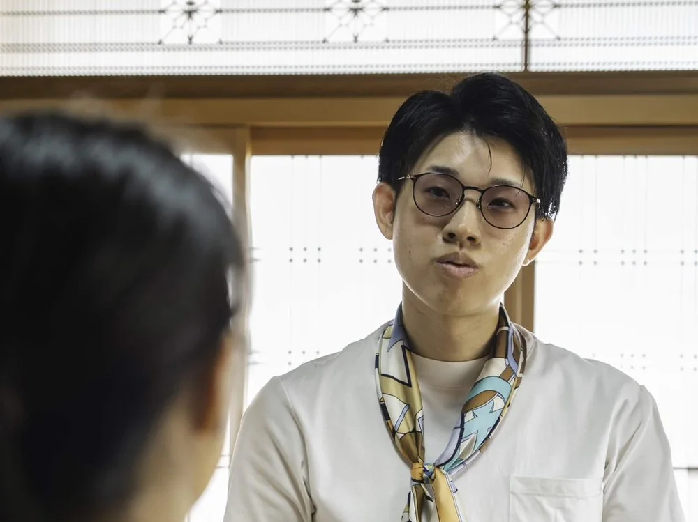 学習塾サードでの個別相談会の様子